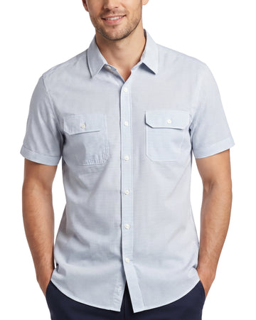 KENNETH COLE Men Casual Short Sleeve Shirt