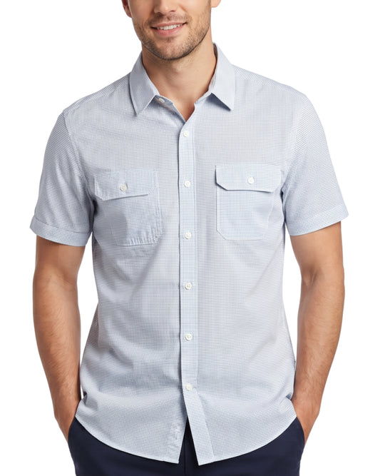 KENNETH COLE Men Casual Short Sleeve Shirt