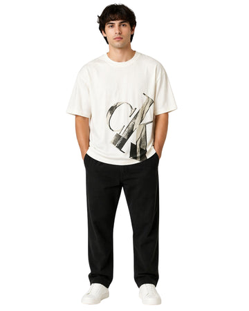 CK CALVIN KLEIN Men Logo Designed T-Shirt