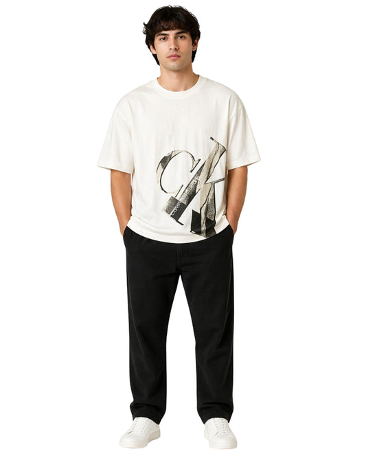 CK CALVIN KLEIN Men Logo Designed T-Shirt