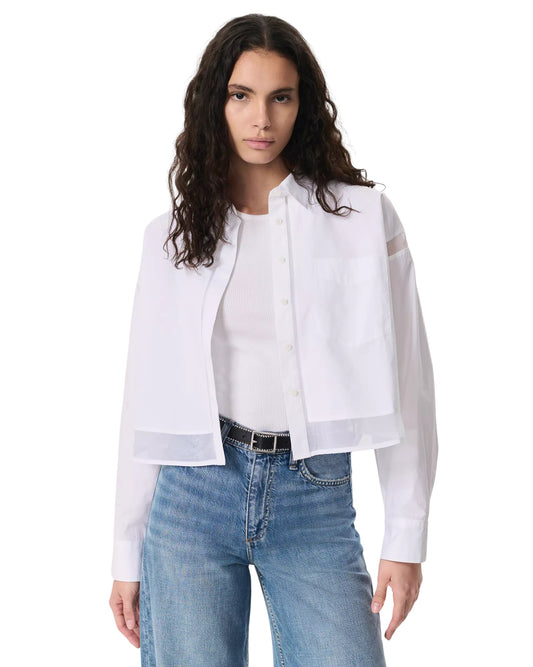 RAG & BONE Women Cropped Combo Shirt