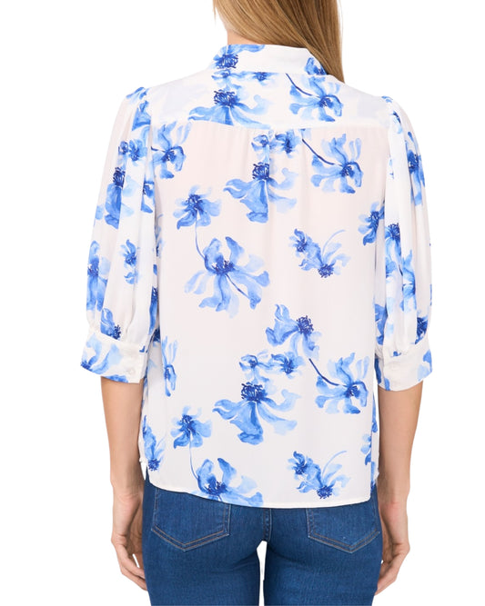 CECE Women Floral Soft Shirt