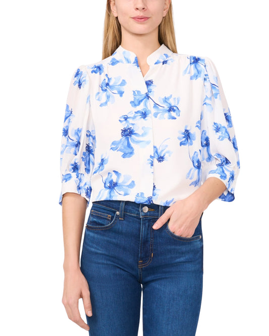 CECE Women Floral Soft Shirt