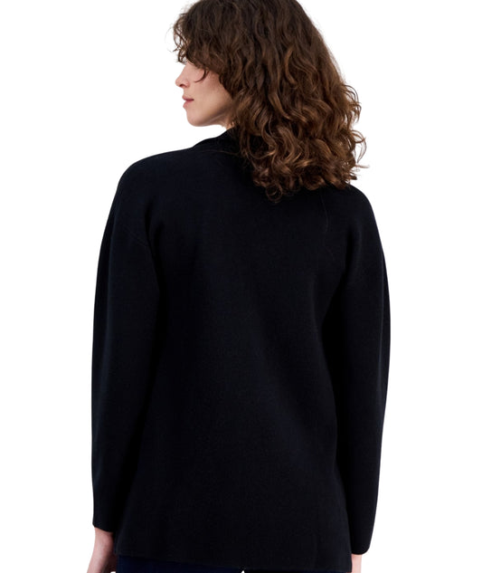 ANNE KLEIN Women Notched-Collar Cardigan