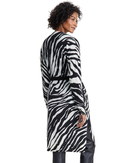 CHARTER CLUB Women Zebra Print Cardigan