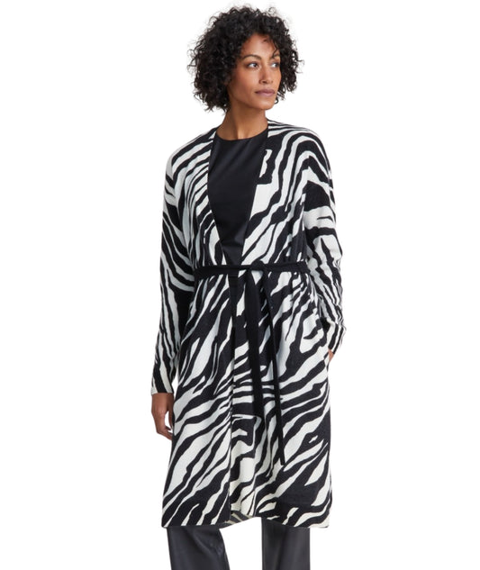 CHARTER CLUB Women Zebra Print Cardigan