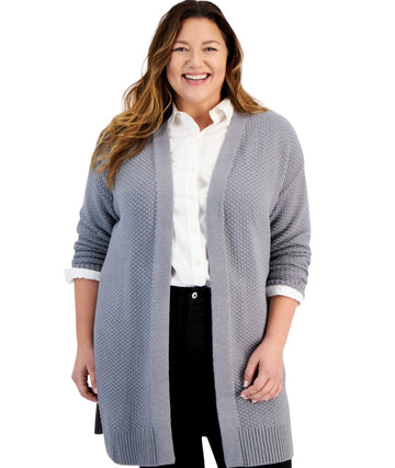 STYLE & CO Women Open Front Cardigan