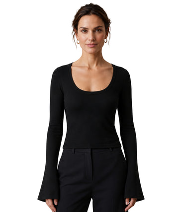 MADDEN GIRL Women Designed Sleeves T-Shirt
