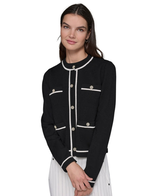 KARL LAGERFELD Women Crew Neck Jacket