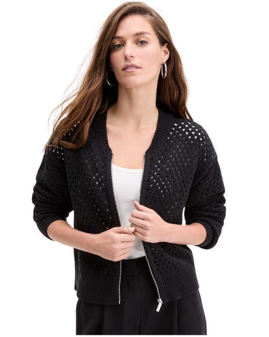 ON 34TH Women Crochet Knit Light Jacket