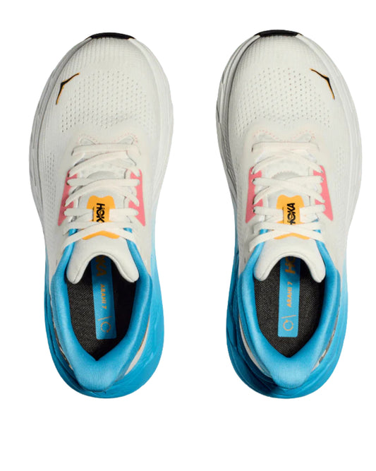 HOKA Women Arahi 7 Blanc Sneaker