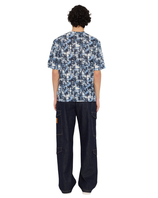 ARMANI EXCHANGE Men Palm Tree Graphic T-Shirt