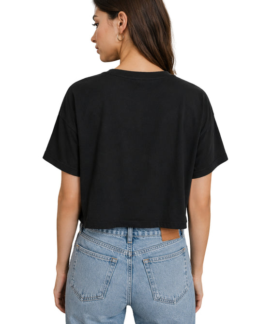 KIRX Women Vintage Inspired Crop T-Shirt