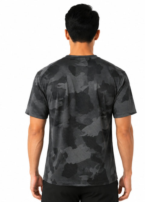 ALL SPORT Men Camo Sport T-Shirt