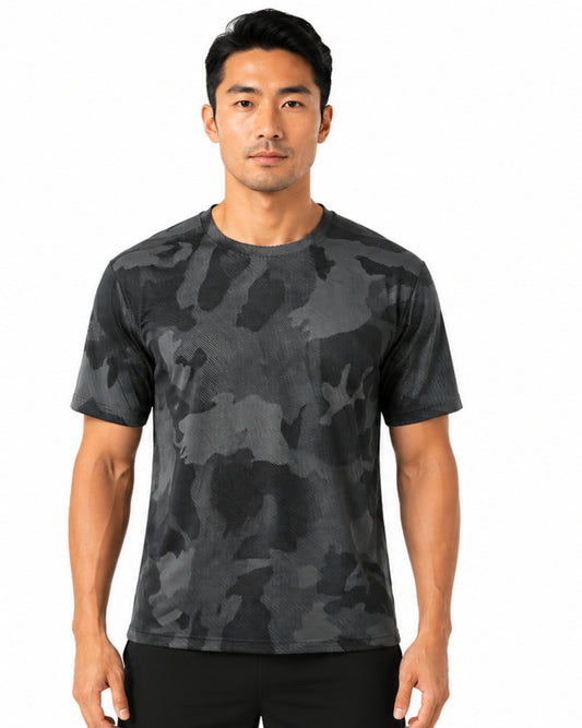 ALL SPORT Men Camo Sport T-Shirt
