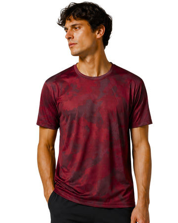 ALL SPORT Men Sport Stretch Short Sleeve T-Shirt