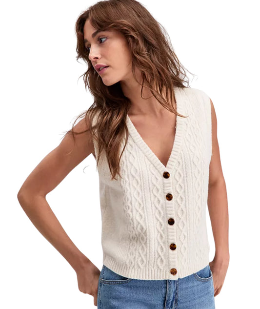 AND NOW THIS Women Kable-Knit Vest