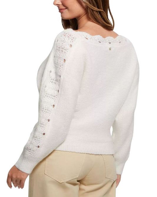 GUESS Women Delicate Open-Knit Sweater