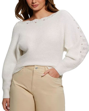 GUESS Women Delicate Open-Knit Sweater