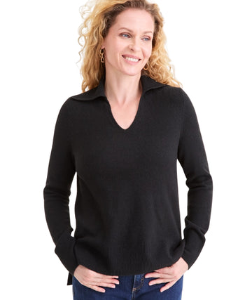 STYLE & CO Women Johnny-Collar T-SHirt