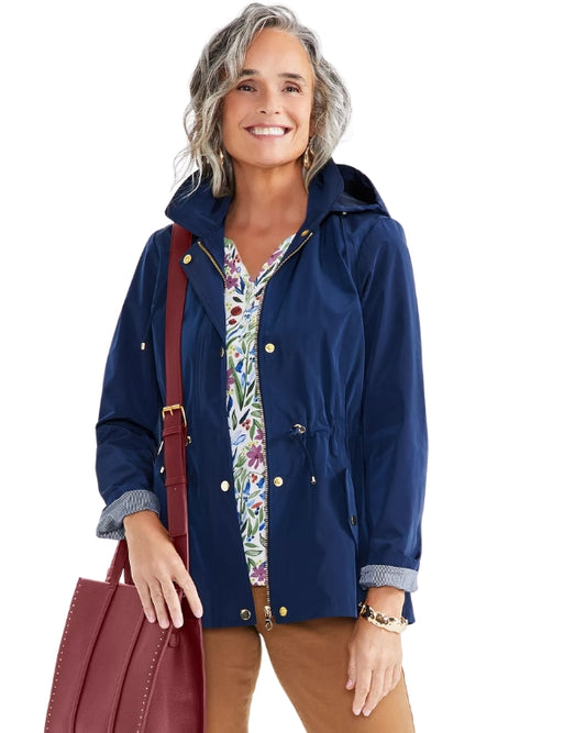 STYLE & CO Women Hooded Anorak Jacket