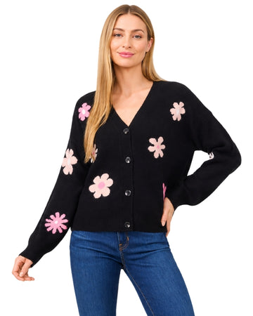 CECE Women Floral Cardigan