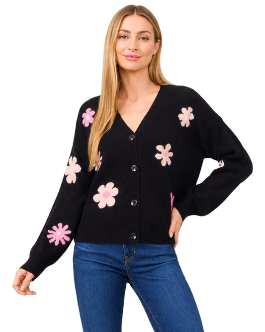 CECE Women Floral Cardigan