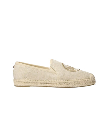 MK MICHAEL KORS  Hastings Metallic Canvas Ballerina