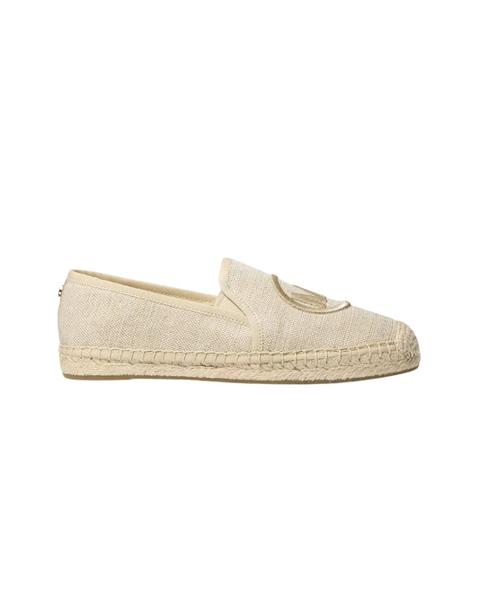 MK MICHAEL KORS  Hastings Metallic Canvas Ballerina