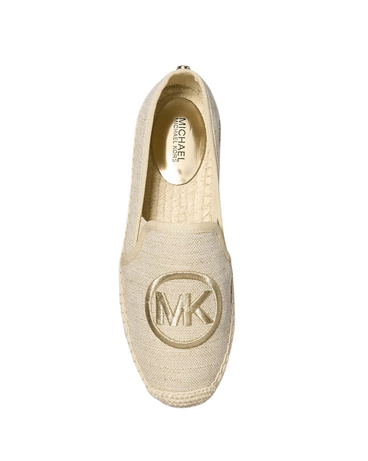 MK MICHAEL KORS  Hastings Metallic Canvas Ballerina