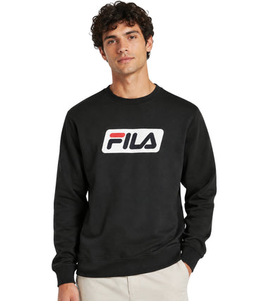 FILA Men Logo Sign Long Sleeve T-Shirt