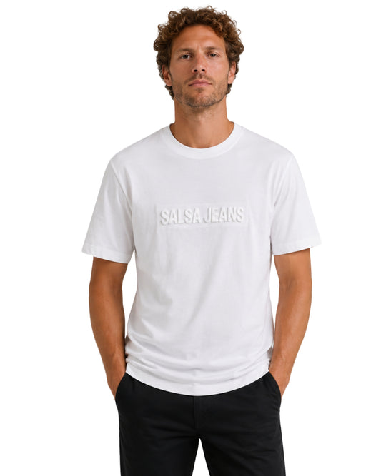 SALSA Men Premium Embossed Logo T-Shirt