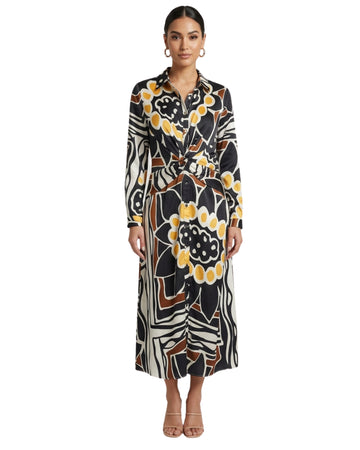 SALSA Women Abstract Print Design Dress