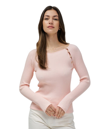 SALSA JEANS Women Wide Scoop Neckline T-Shirt
