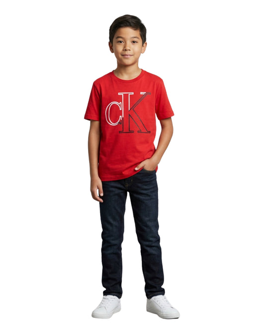 CK CALVIN KLEIN Boys Logo T-Shirt