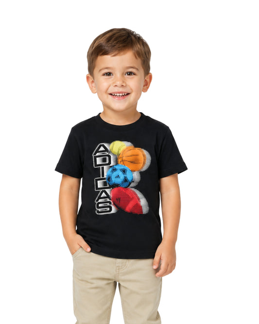 ADIDAS Kids Boys Designed Short Sleeve T-Shirt