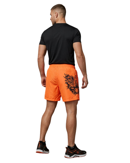 PLEIN SPORT Men Tiger Graphic Swim Short