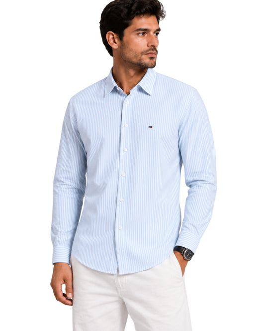 TOMMY HILFIGER Men Striped Casual Shirt
