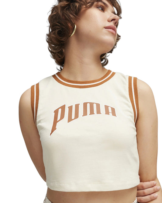 PUMA Women  Fanbase Graphic Cropped Tank Top