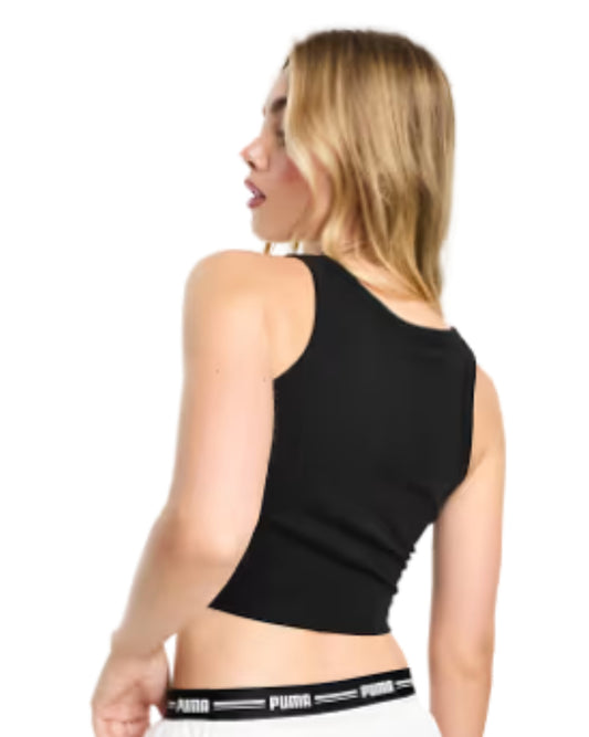 PUMA Women  Classics Cropped SportyTank Top