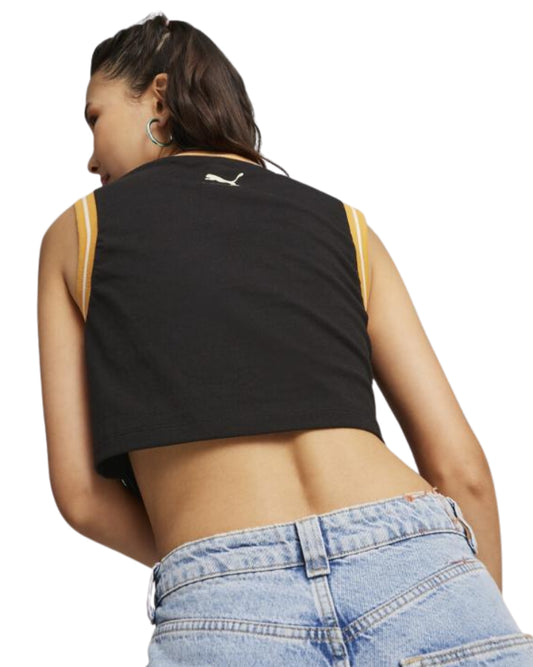 PUMA Women Graphic Cropped Sport Tank Top