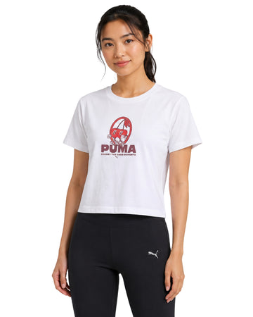 PUMA Women Graphic Cherry Sport T-Shirt