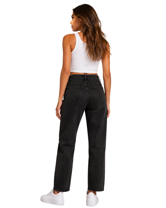 BERSHKA Women Effortless Urban Style Mom Jeans