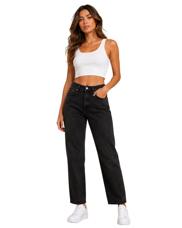 BERSHKA Women Effortless Urban Style Mom Jeans