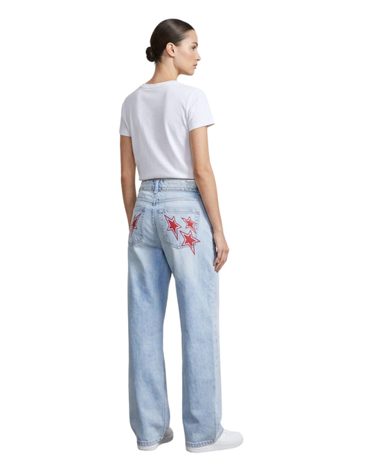 BERSHKA Women Baggy Low Rider Jeans