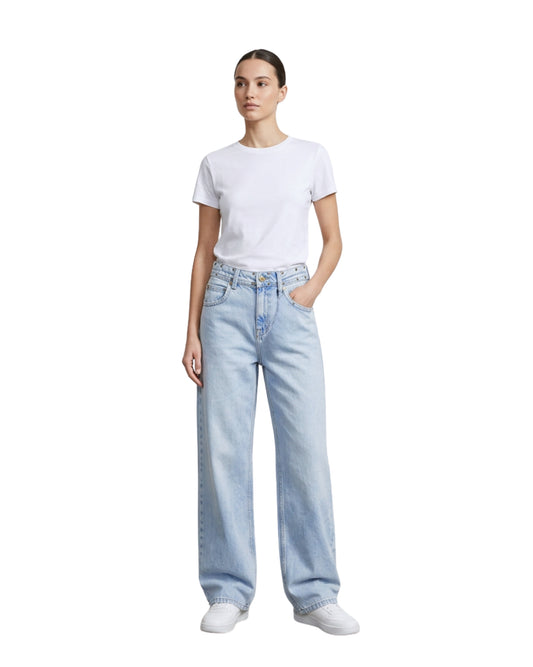 BERSHKA Women Baggy Low Rider Jeans