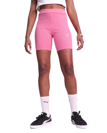 PUMA Women Classics Gerippte Radlerhose Sport Short