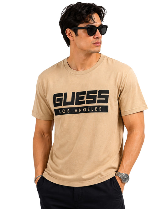 GUESS Men Logo Sign T-Shirt