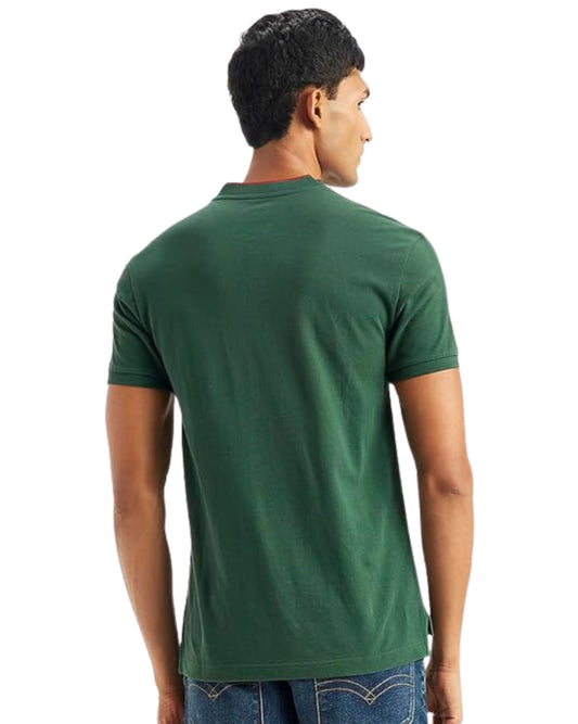 LEVI'S Men Mandarin Polo Short Sleeve T-Shirt