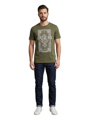 GUESS Men Graphic Casual T-Shirt